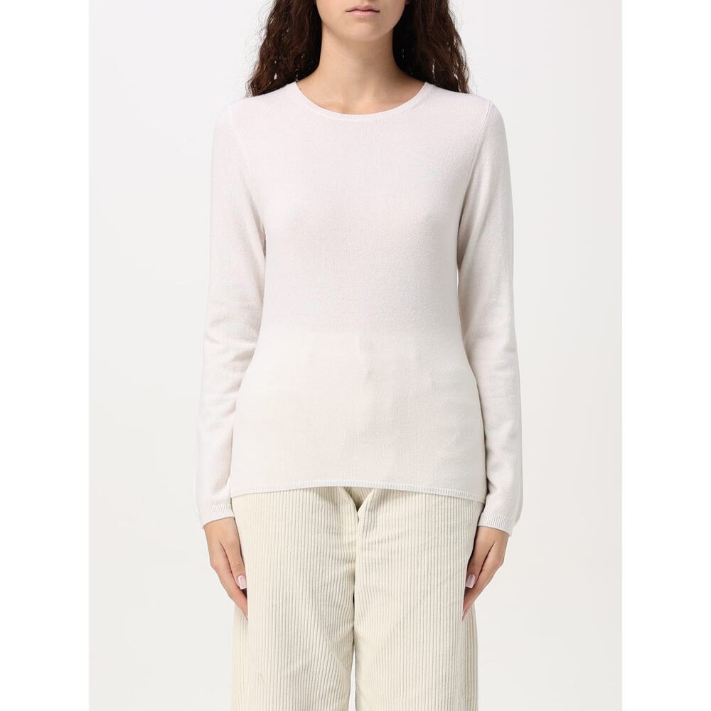 Allude RD Crew Neck Cashmere Blend Sweater in Fleur De Sel M